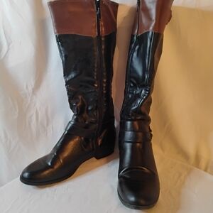 Valerie Stevens 2 Tone Riding Boot